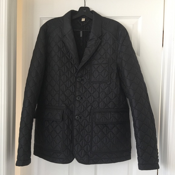 Burberry Sport Coat with Leather trims NWOT - Picture 1 of 12